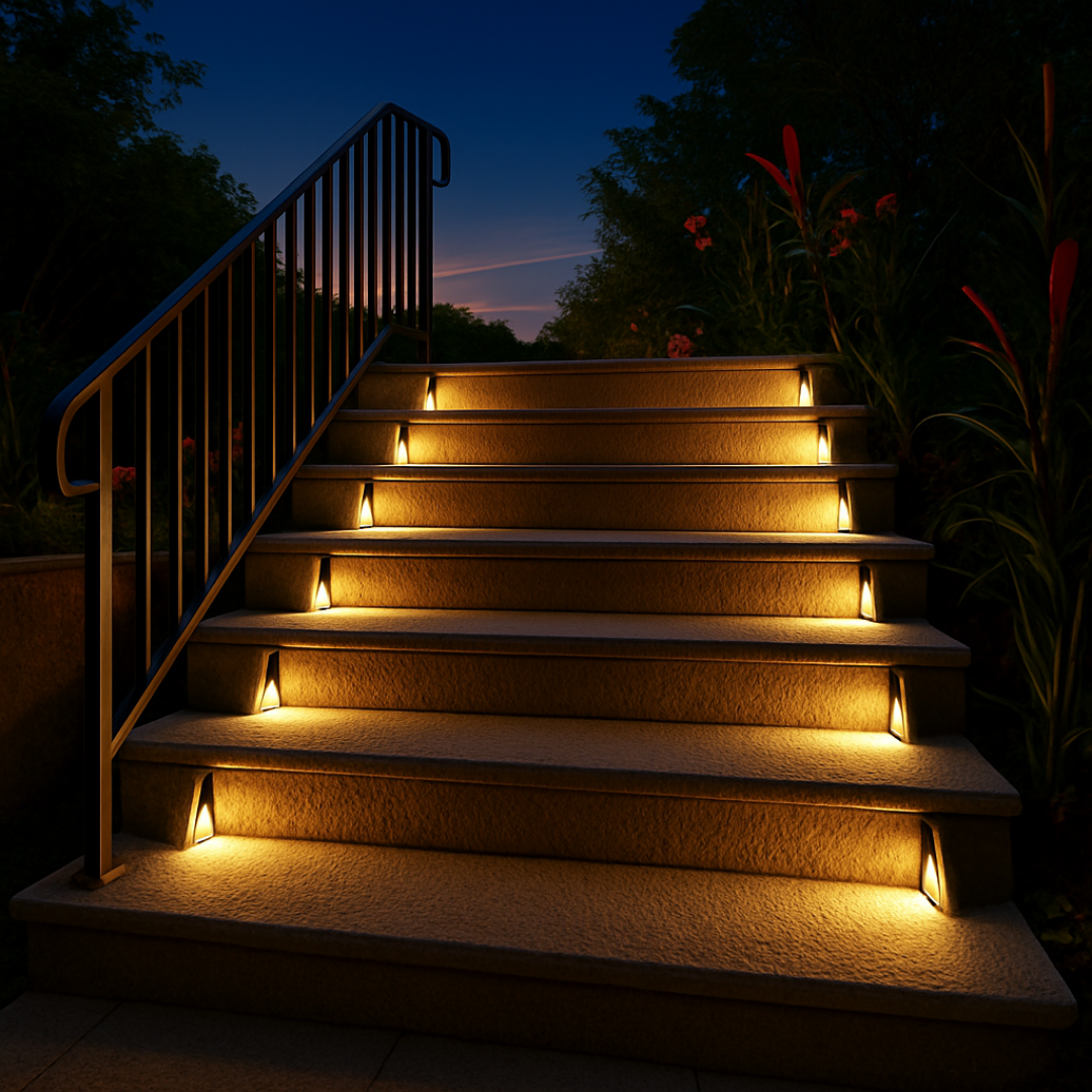 LuxStep™ – Solar LED Treppenbeleuchtung