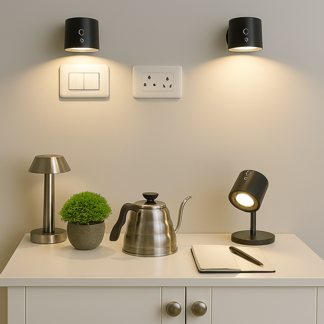 Wallie™ – Stilvolles Licht. Ganz ohne Bohren.