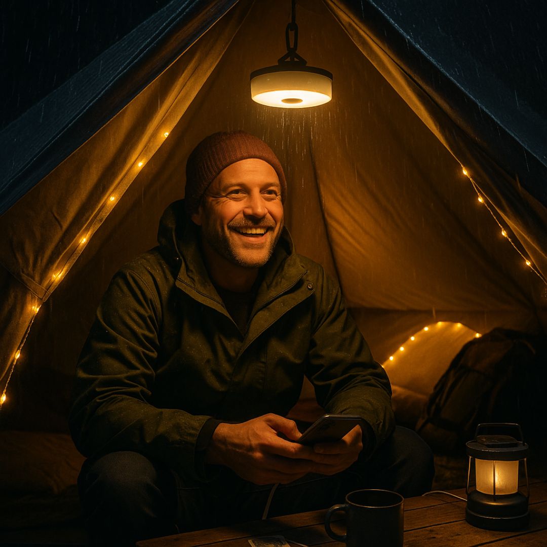 CampGlow™ – Stimmung, Licht und Ruhe. Immer dabei.