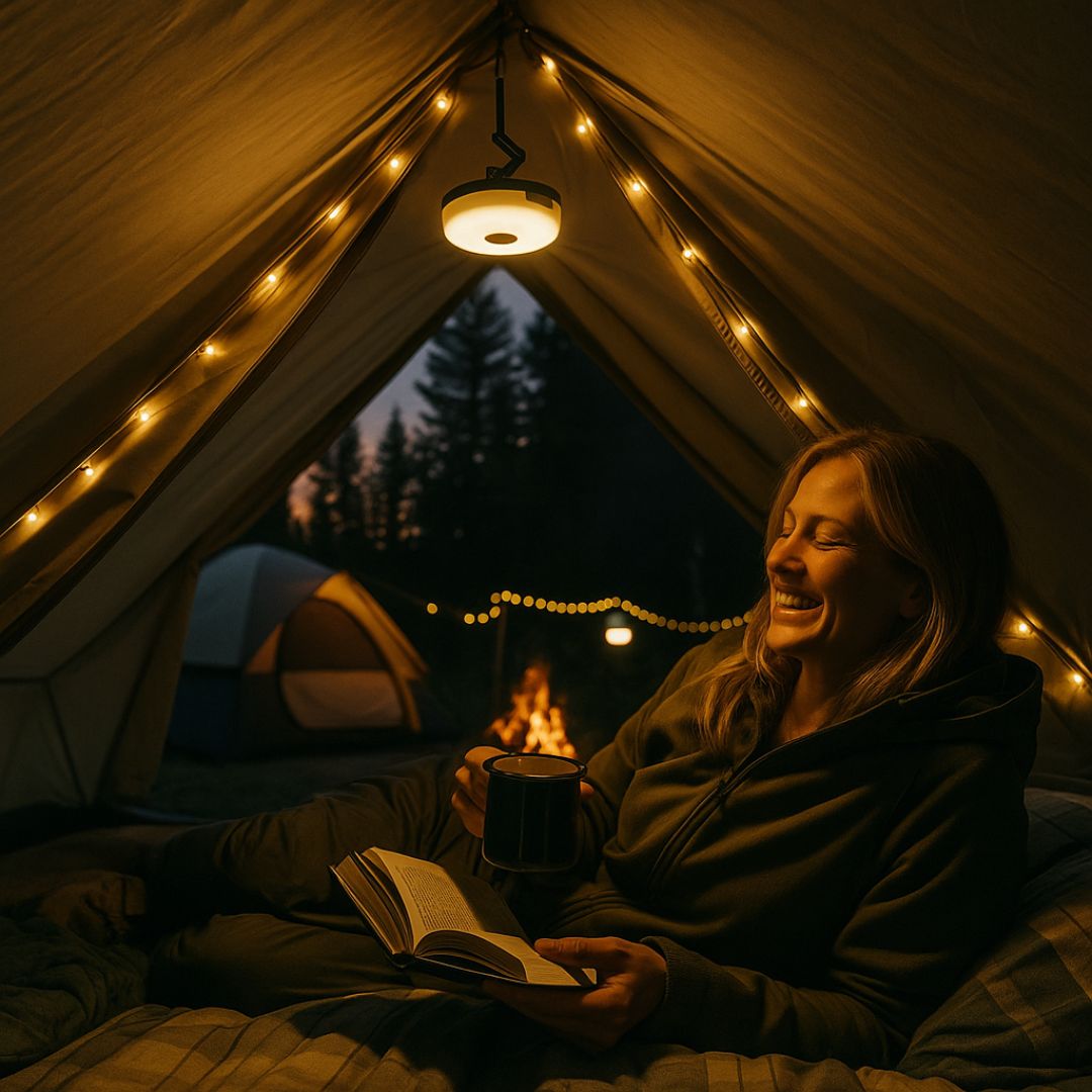CampGlow™ – Stimmung, Licht und Ruhe. Immer dabei.