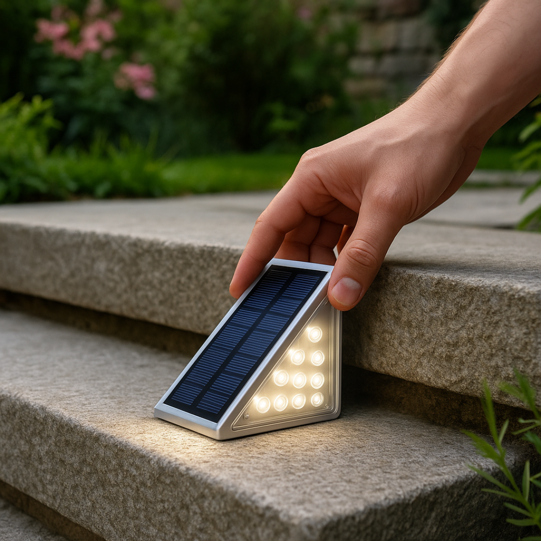 LuxStep™ – Solar LED Treppenbeleuchtung