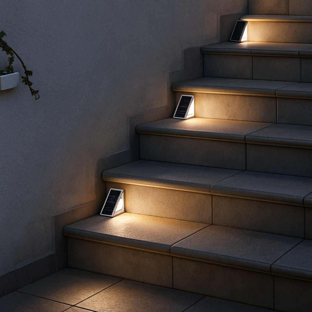LuxStep™ – Solar LED Treppenbeleuchtung