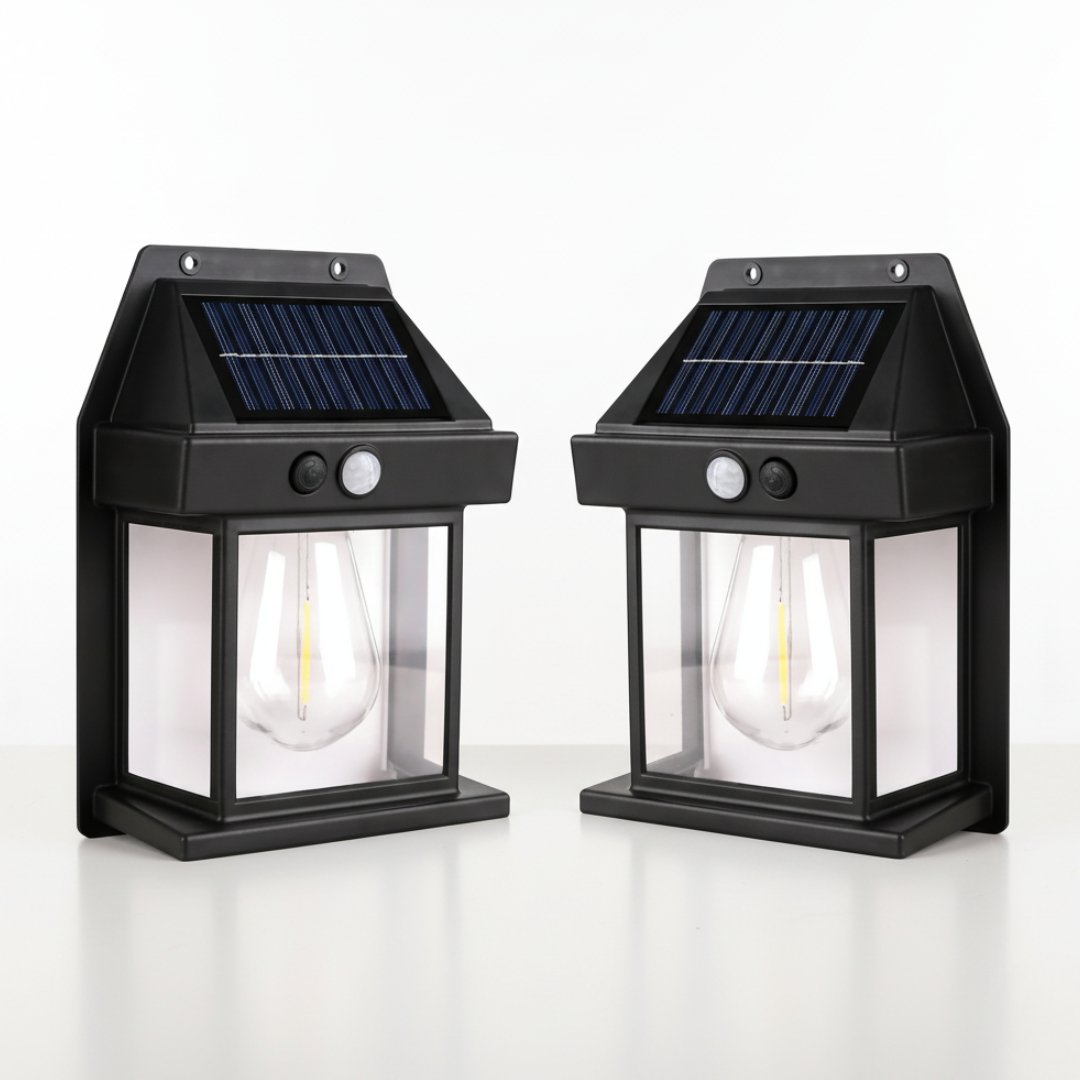 LichtTor™ – Solar-Wandleuchte mit Bewegungsmelder