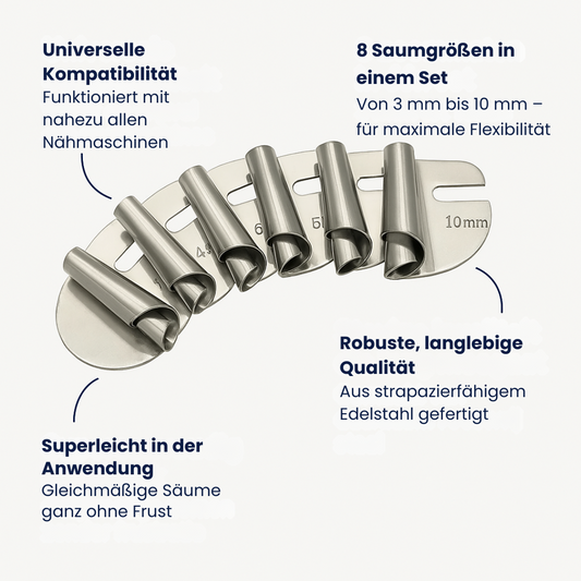 ZoomMaster™ Set - Schnell und Präzise Säumen