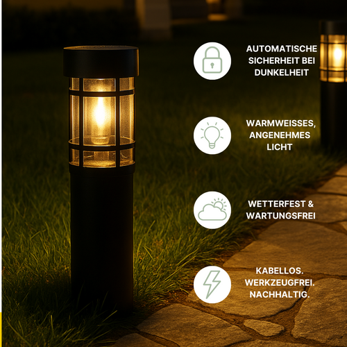 LumaPfad™ - Solar Gartenwegleuchten für Familien