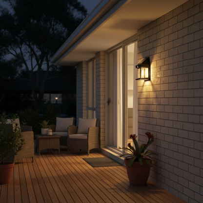 LichtTor™ – Solar-Wandleuchte mit Bewegungsmelder