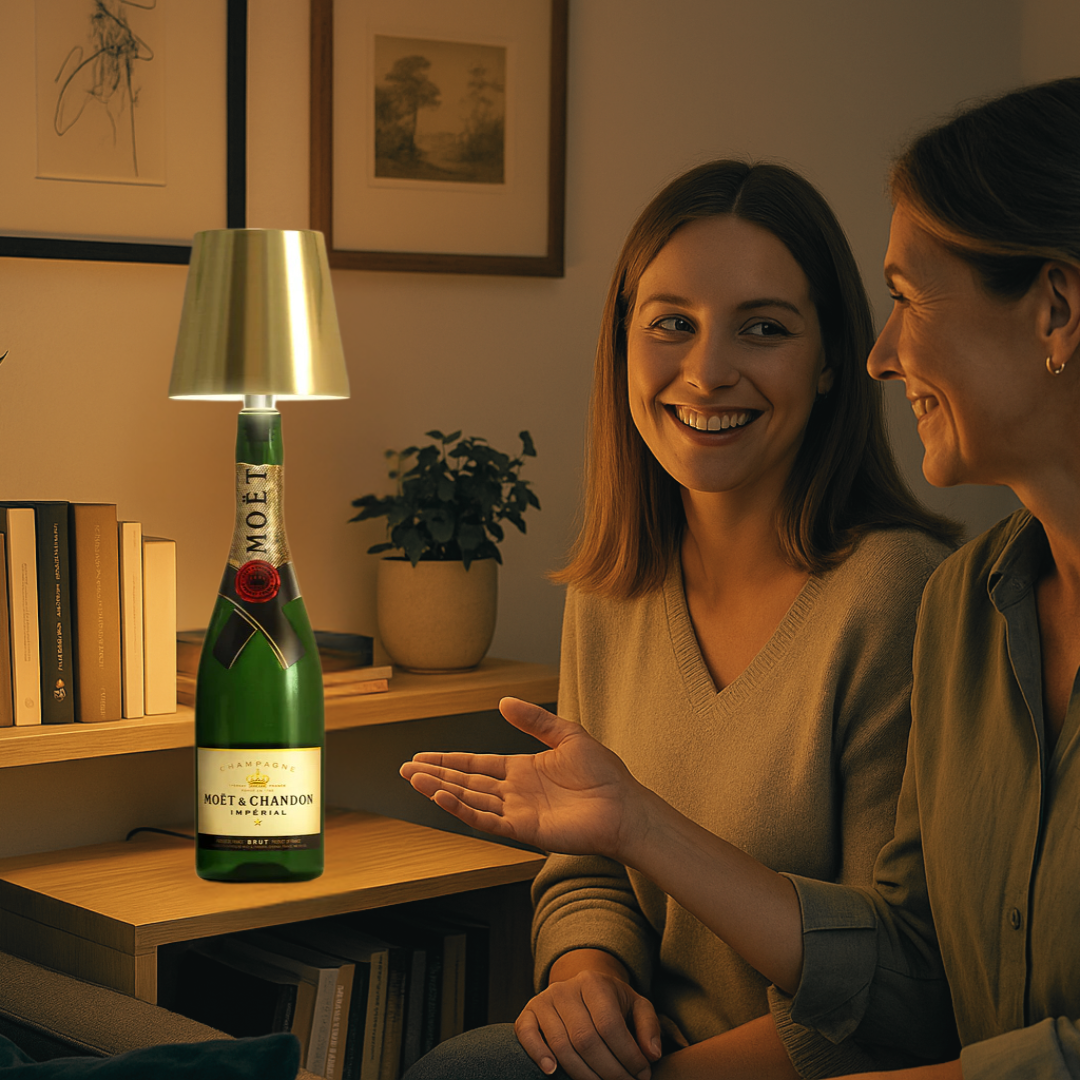 BottleGlow™ – Kabelloses Licht für Flaschen