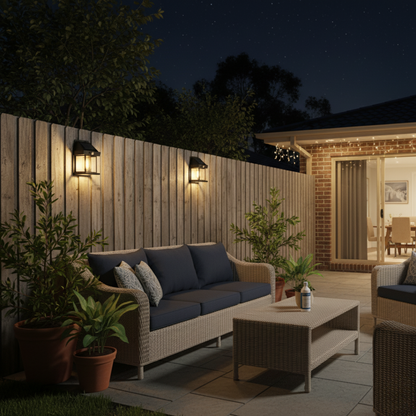 LichtTor™ – Solar-Wandleuchte mit Bewegungsmelder