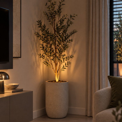 BlattSpot - dimmbarer LED-Akzentspot für Zimmerpflanzen