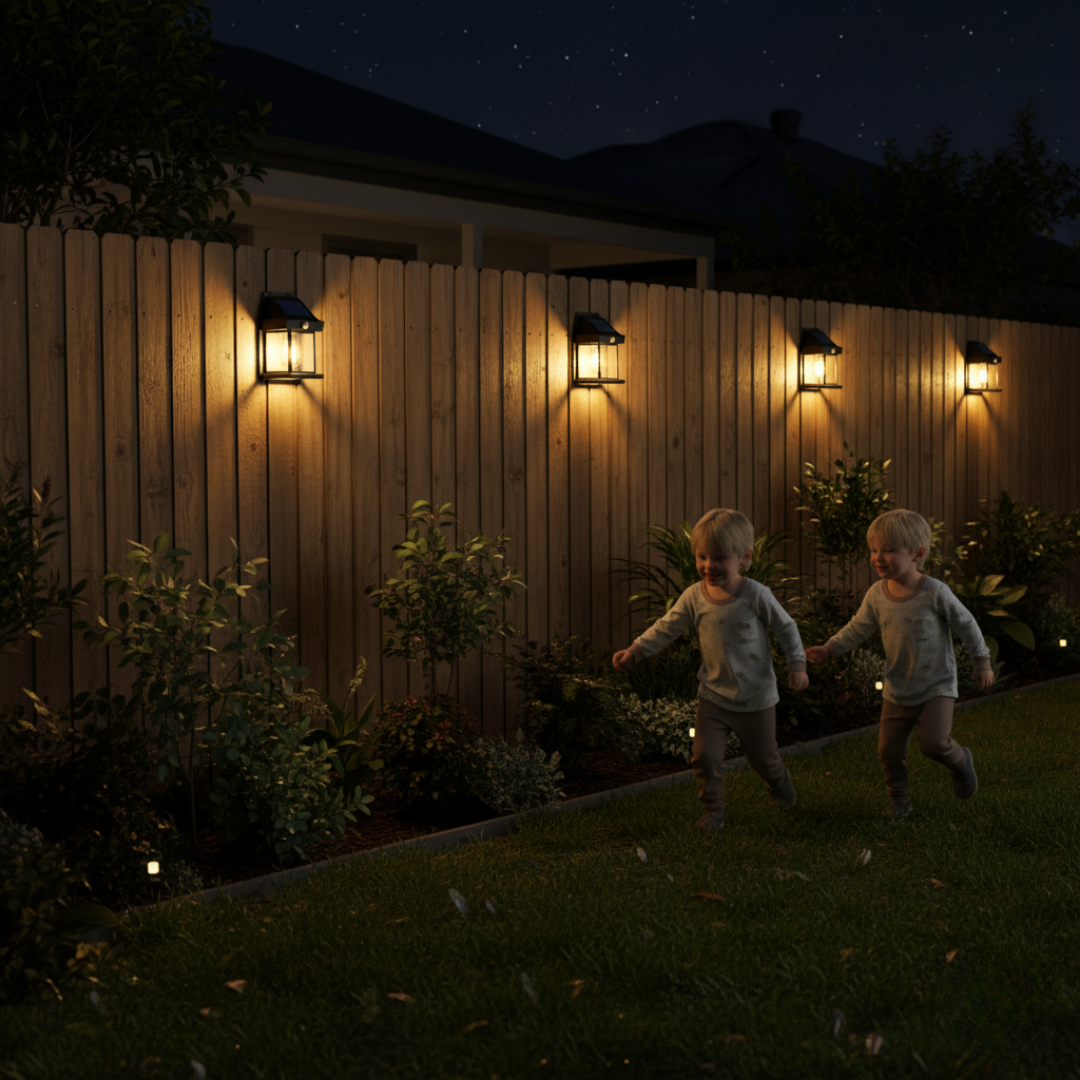 LichtTor™ – Solar-Wandleuchte mit Bewegungsmelder