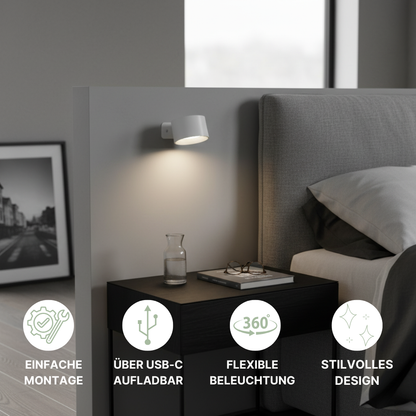 CasaBeam™ – Kabellose Wandbeleuchtung ohne Bohren