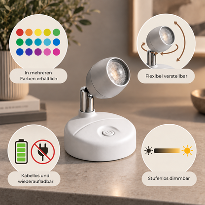 BlattSpot - dimmbarer LED-Akzentspot für Zimmerpflanzen