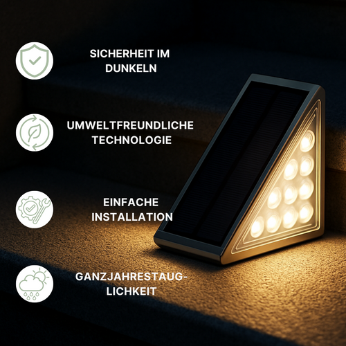 LuxStep™ – Solar LED Treppenbeleuchtung