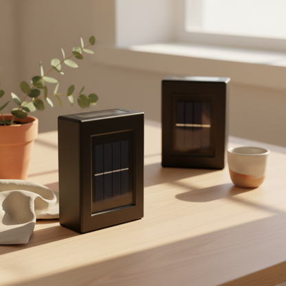 SolarGlow™ – Wandleuchten mit Solarenergie für Außenbereich