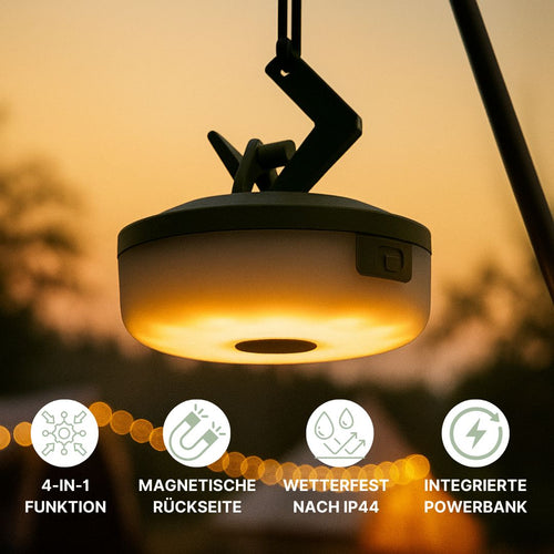 CampGlow™ – Stimmung, Licht und Ruhe. Immer dabei.
